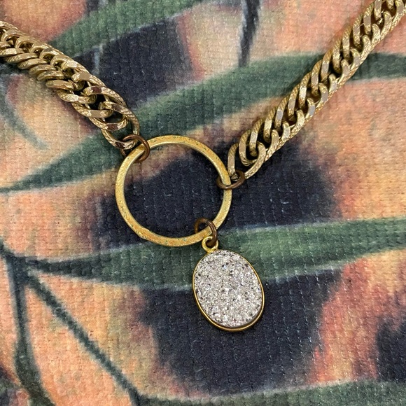 Stardust Druzy Choker - Picture 4 of 6